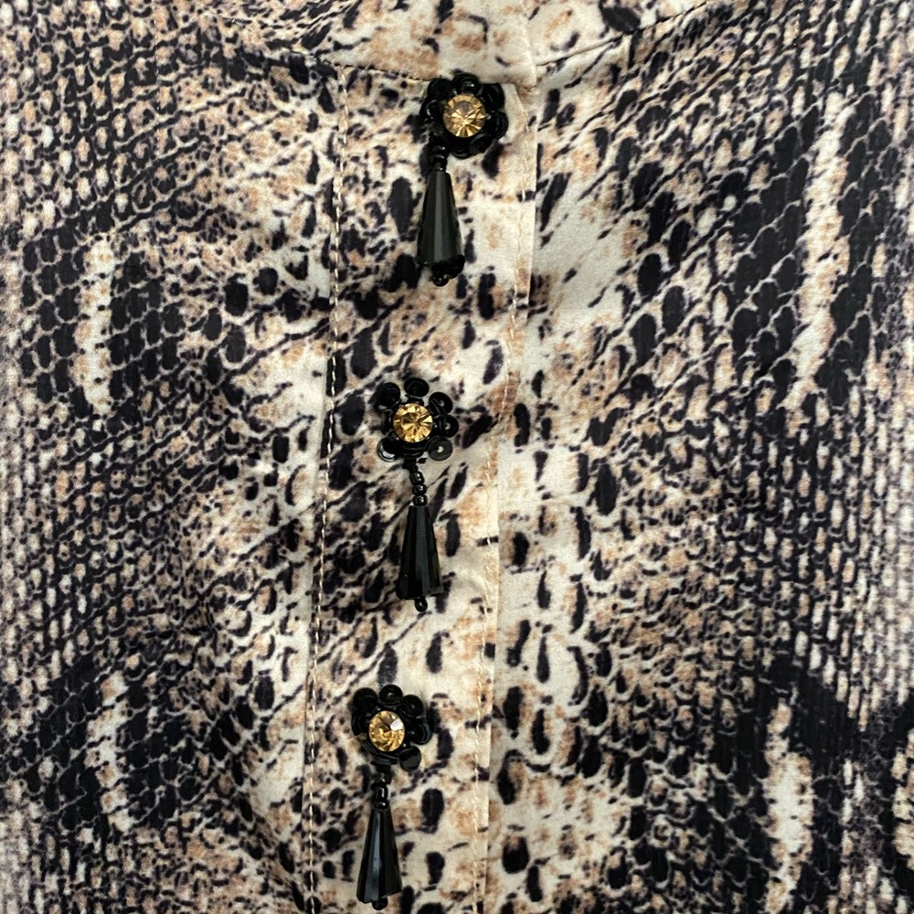 Snake print midi dress - Picture 7 of 11